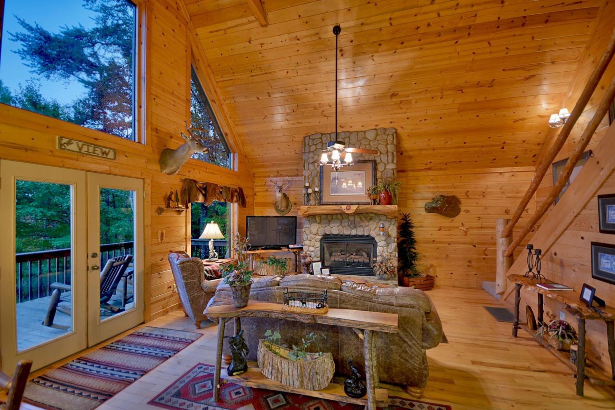 The View Sweeping Mountain Views Gas Fireplace Game Room Hot Tub Blue Ridge Bagian luar foto