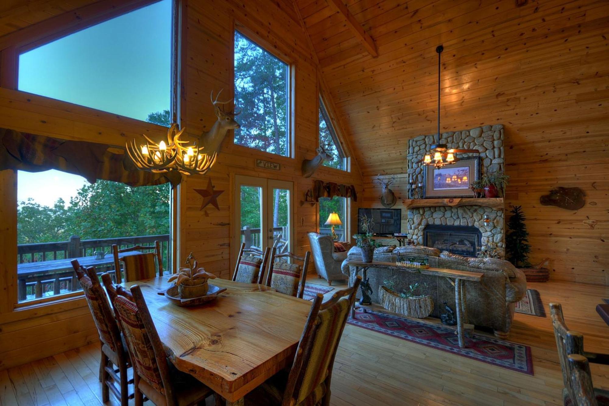 The View Sweeping Mountain Views Gas Fireplace Game Room Hot Tub Blue Ridge Bagian luar foto